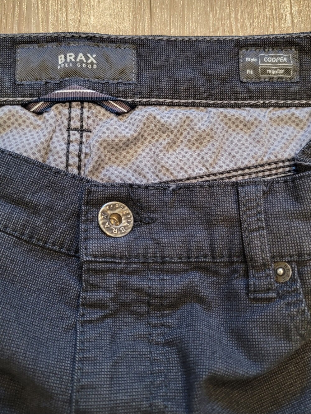 Mens Brax Cooper pants - Picture 4 of 8